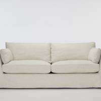 Deia - 4 Seater Luxury Modern Sofa, Premium Natural Cotton Linen